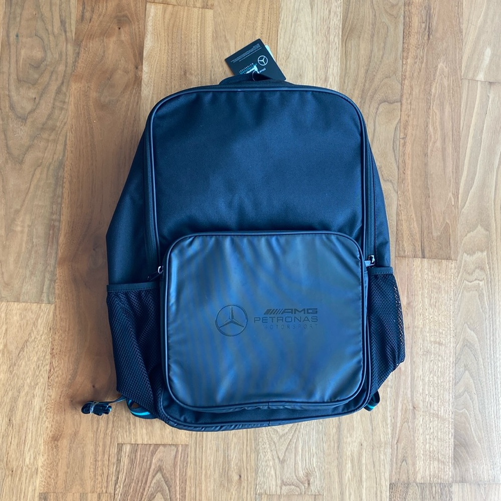 NWT Black Mercedes AMG Backpack